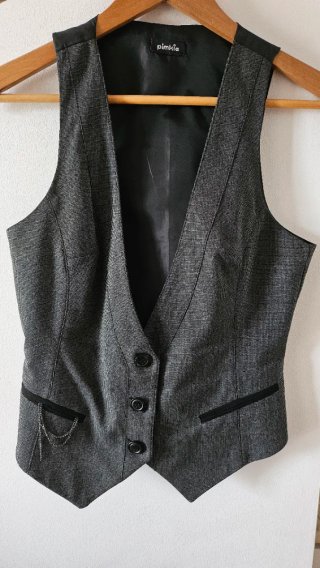 Giubbotto Grigio Donna Vintage