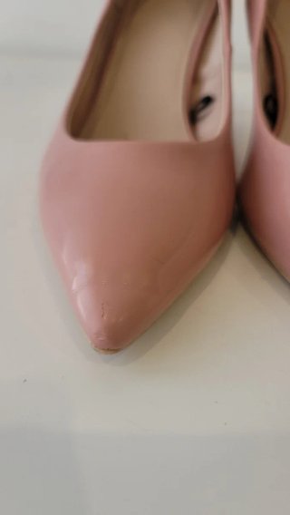 Zapatos de tacón H&M rosa charol