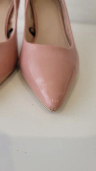 Zapatos de tacón H&M rosa charol