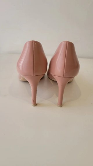 Zapatos de tacón H&M rosa charol
