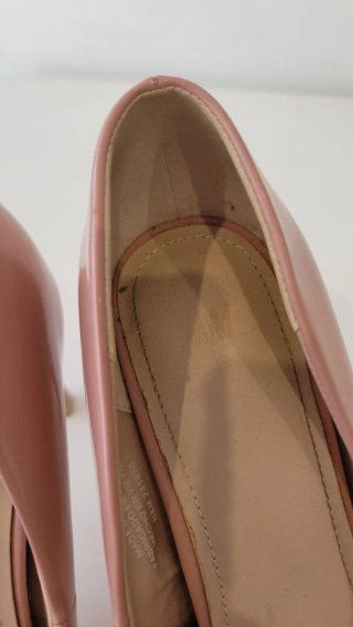 Zapatos de tacón H&M rosa charol