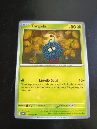 Tangela MEW ES 114/165 Escarlata y Púrpura 151.