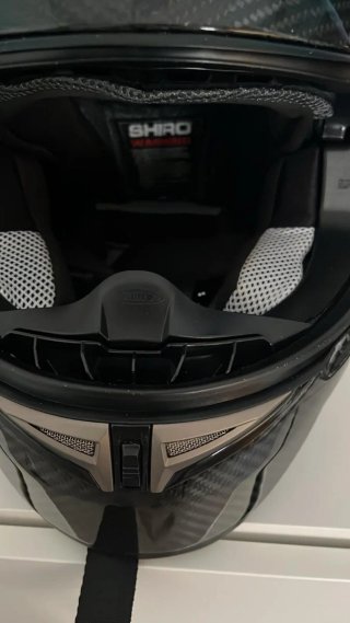 Casco de moto SHIR negro