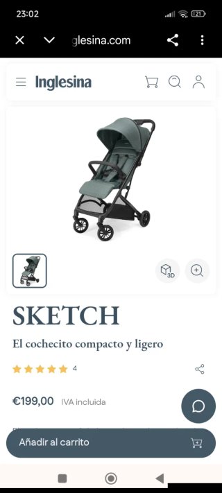 Silla de paseo Inglesina Sketch