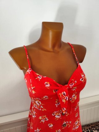 Vestido Verano Floral Forever 21 Talla S