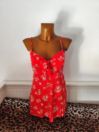 Vestido Verano Floral Forever 21 Talla S