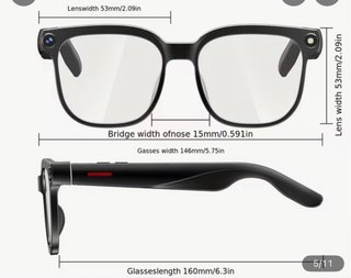 Gafas Inteligentes camara,IA como Rayban Meta