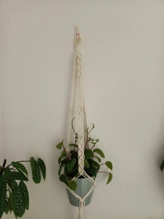 Colgador macramé hecho a mano