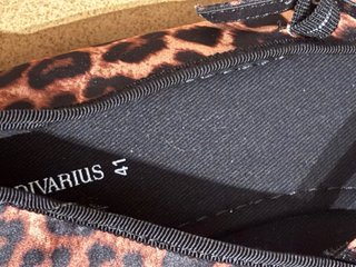 Bailarinas Stradivarius estampado leopardo