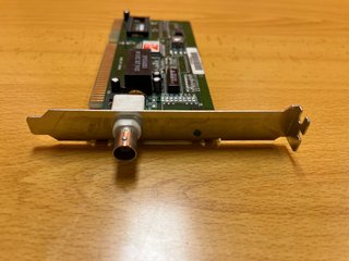 Tarjeta Red Retro ISA Coaxial BNC
