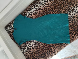 Vestido verde mini Shein talla S