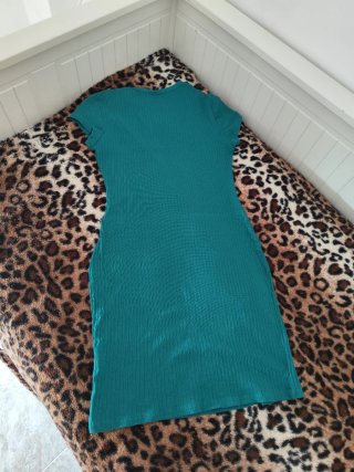 Vestido verde mini Shein talla S