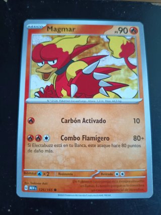 Magmar MEW ES 126/165 Escarlata y purpura 151
