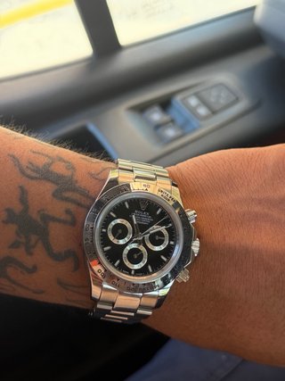 Rolex Daytona Plata Cronógrafo