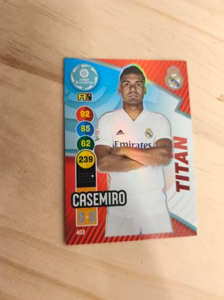 Cromo Casemiro Titan Adrenalyn 2020-2021