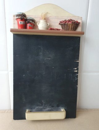 Pizarra decorativa cocina