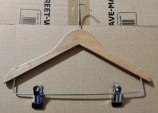 Perchas de madera y metal (Pack 5)