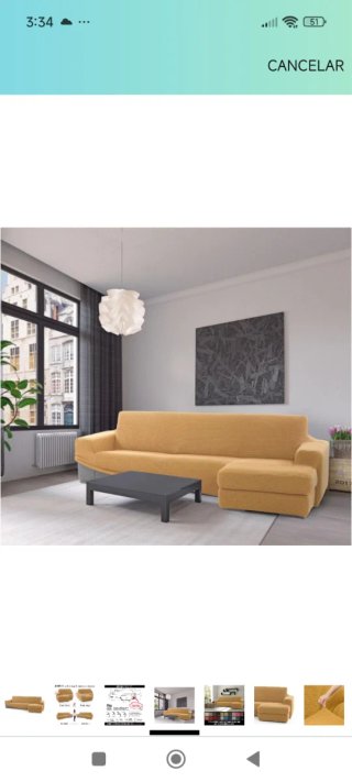 Fodera per divano Chesterfield in tessuto giallo