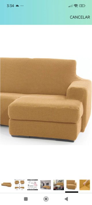 Fodera per divano Chesterfield in tessuto giallo