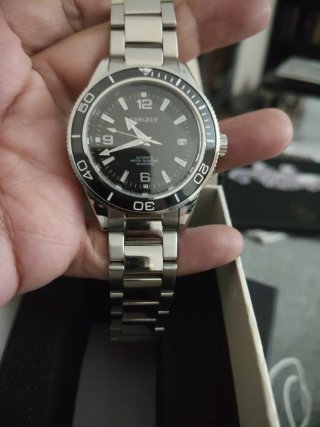 Reloj Automático Hombre Negro/Plata