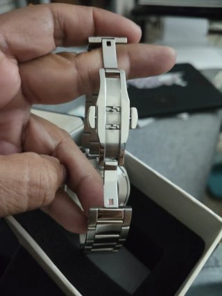 Reloj Automático Hombre Negro/Plata