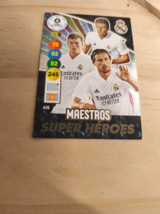 Cromos Adrenalyn Maestros Modric, Kroos, Odegaard