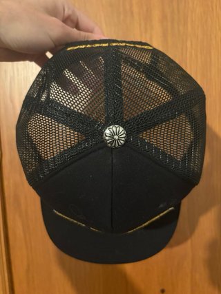 Gorra Chrome Hearts Negra y Amarilla