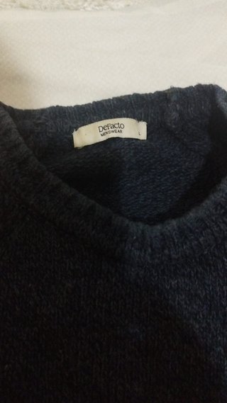 Jersey Invierno Negro Talla L