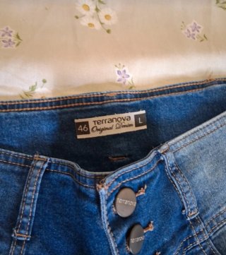 Jeans Terranova vita alta sigaretta tg 46 L