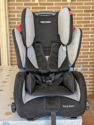 Silla infantil coche Recaro Young Sport Negro-Gris