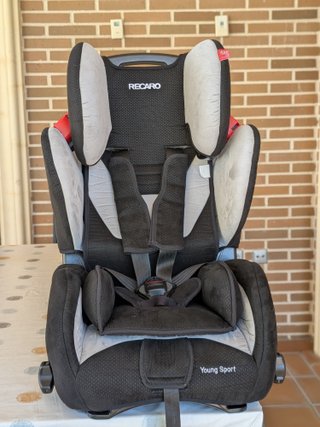 Silla infantil coche Recaro Young Sport Negro-Gris
