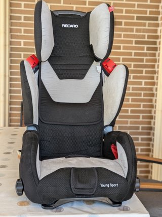 Silla infantil coche Recaro Young Sport Negro-Gris