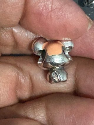 Charm Ratón Plata