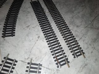 Lote 40 Vías H0 Tren Miniatura