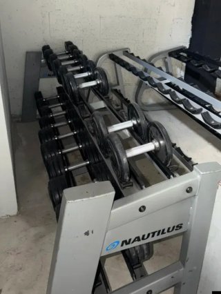 Mancuernas Nautilus hasta 30 kg