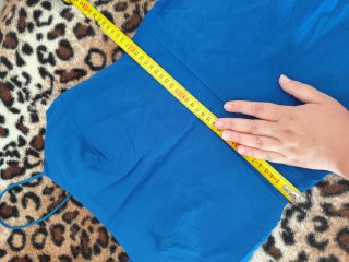 Vestido cóctel azul mini tirantes