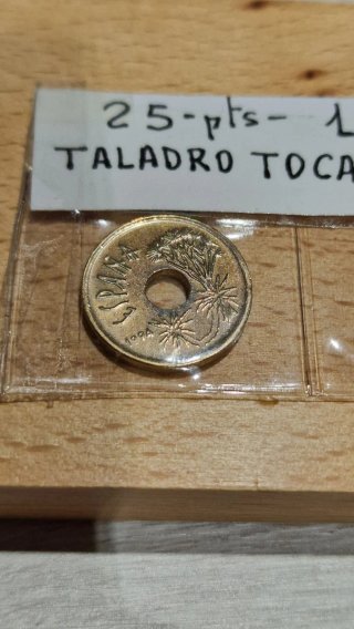 25 pesetas 1994 con error