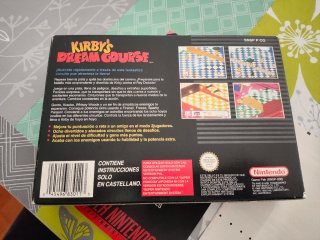 Kirby's Dream Course SNES PAL ESP