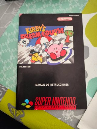 Kirby's Dream Course SNES PAL ESP