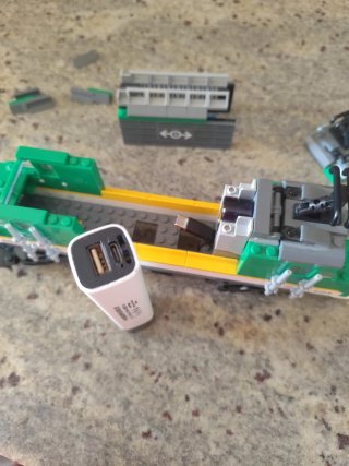 Locomotiva Elettrica Lego Treni Merci 60198