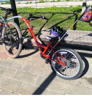 Bicicleta Tándem Infantil