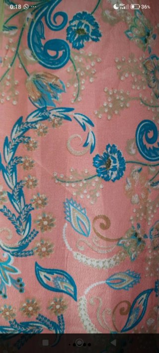 Vestido largo estampado suave