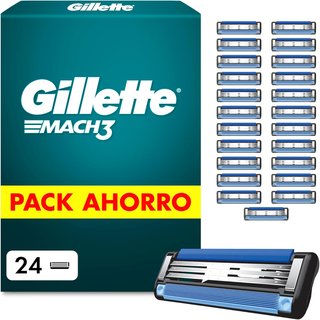 Cuchillas Gillette Mach3 24 ud | A1181