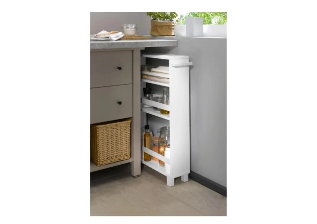 Carro auxiliar cocina Livarno blanco