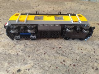 Locomotiva Treno Merci Giallo 7939 Elettrico