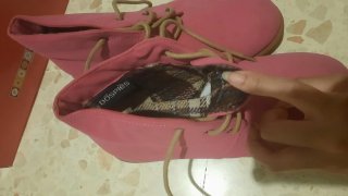 Botas fucsia pisamierdas