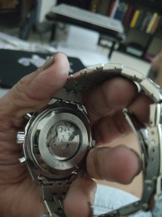 Reloj RABAR Hombre Negro y Plateado