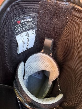 Botas Dainese Moto Carretera Negro/Plata