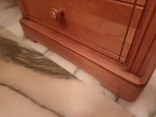 Escritorio de madera maciza