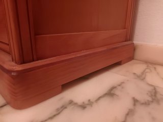 Escritorio de madera maciza